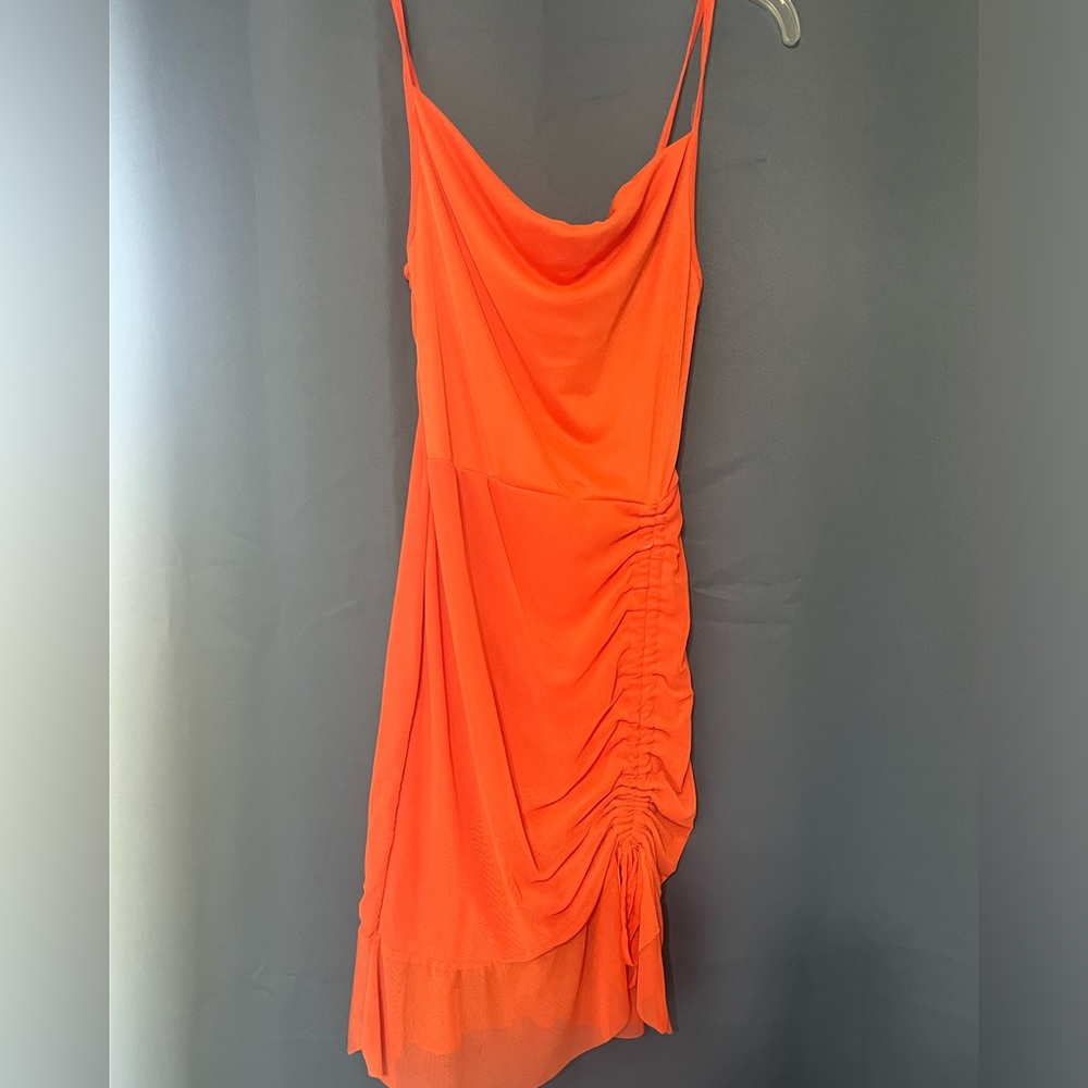 PLT Orange mini dress